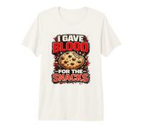 Funny Donate Blood Art Donación de Sangre Donante Gráfico médico Camiseta Premium