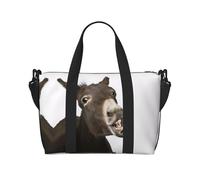 Funny Donkey - Bolsa de viaje cruzada de mano con un solo hombro, bolsa de deporte y fitness, bolsa de equipaje de viaje