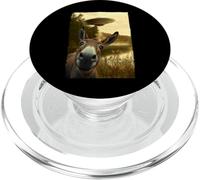 Funny Donkey UFO Encounter Hilarious Donkey Selfie Aliens PopSockets PopGrip para MagSafe