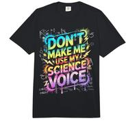 Funny Dont Make ME Use Science Voice Biología Equipo Maestro Comfort Colors Adult Heavyweight T-Shirt