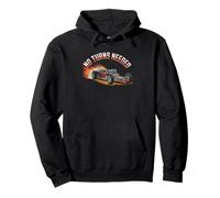 Funny Drag Racer Straight Lines Only No Turns Needed Humor Sudadera con Capucha