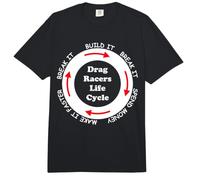 Funny Drag Racers Life Cycle Coche Chico Diciendo Cita para Hombres Comfort Colors Adult Heavyweight T-Shirt