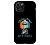 Funny Drummer Drumming Drum Kit Percussion Wife UFO Aliens Carcasa para iPhone 11 Pro