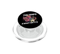 Funny Drummer El Tempo es lo Que Digo Que es Tocar la batería PopSockets PopGrip para MagSafe