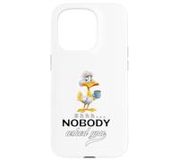 Funny Duck Coffee Quote Sarcastic Nobody Asked You Men Women Carcasa para iPhone 15 Pro