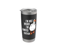 Funny Duck de edición limitada con I'm Not Weird Vaso térmico de acero inoxidable de doble pared