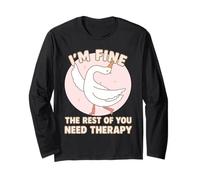 Funny Duck, Estoy Bien, el Resto de ustedes Necesitan Terapia Manga Larga