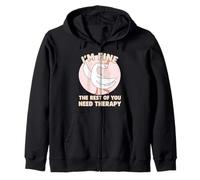Funny Duck, Estoy Bien, el Resto de ustedes Necesitan Terapia Sudadera con Capucha