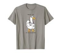 Funny Duck in a Lab Coat, Trust Me, I'm a DUCKTOR, Animal Pun Camiseta