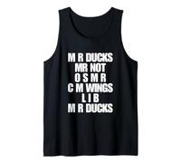 Funny Duck Lover Phrase M R Ducks Y2K Aesthetic Mr Ducks Camiseta sin Mangas