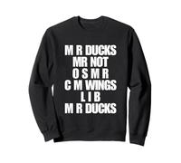 Funny Duck Lover Phrase M R Ducks Y2K Aesthetic Mr Ducks Sudadera