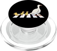 Funny Ducks Crossing Road Paso peatonal Gallo Granjero Niños Hombres PopSockets PopGrip para MagSafe