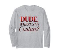 Funny Dude Where's My Couture Manga Larga