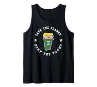 Funny Dump The Trump Anti Trump Trashcan Camiseta sin Mangas