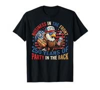 Funny Eagle Mullet 4 de Julio Hotdog y Cerveza Camiseta