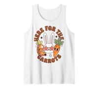Funny Easter Bunny Just Here for The Carrots Camiseta sin Mangas