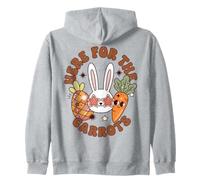 Funny Easter Bunny Just Here for The Carrots Sudadera con Capucha