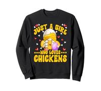 Funny Easter GNOME For Women Just A Girl Who Loves Chickens Sudadera