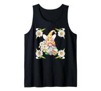 Funny Easter GNOME Graphic For Women Teachers and Daisy Mom Camiseta sin Mangas