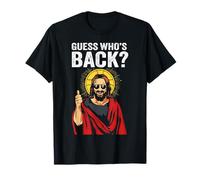Funny Easter Jesus Shirt Guess Who's Back Camiseta