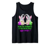 Funny Easter Workout GNOME Pun For Gym Women For Exercise Camiseta sin Mangas