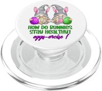Funny Easter Workout GNOME Pun For Gym Women For Exercise PopSockets PopGrip para MagSafe