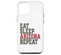 Funny Eat, Sleep, Arizona, Repeat. Classic Varsity Print Carcasa para iPhone 12/12 Pro