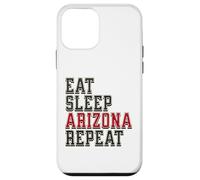 Funny Eat, Sleep, Arizona, Repeat. Classic Varsity Print Carcasa para iPhone 12 Mini