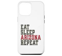 Funny Eat, Sleep, Arizona, Repeat. Classic Varsity Print Carcasa para iPhone 12 Pro MAX