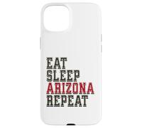 Funny Eat, Sleep, Arizona, Repeat. Classic Varsity Print Carcasa para iPhone 15 Plus