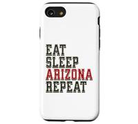 Funny Eat, Sleep, Arizona, Repeat. Classic Varsity Print Carcasa para iPhone SE (2020) / 7/8