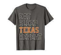 Funny Eat Sleep Texas Repeat, Great State of Texas Souvenir Camiseta