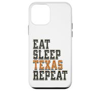 Funny Eat Sleep Texas Repeat, Great State of Texas Souvenir Carcasa para iPhone 12 Mini