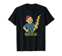 Funny Electrician Breaker Box Boss Work Humor Camiseta