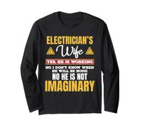Funny Electricians Wife Yes He's Working Manga Larga