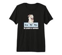 Funny Elements of Happiness Russian Borzoi Dog Lover Camiseta Premium