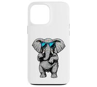 Funny Elephant With Sunglasses Cute African Animals Humor Carcasa para iPhone 13 Pro Max