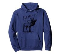 Funny Elk Hunting - Elkaholic For Hunters Sudadera con Capucha