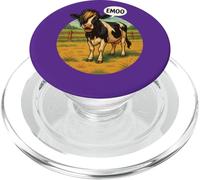 Funny Emooo Cow Halloween gótico punk estilo grunge PopSockets PopGrip para MagSafe