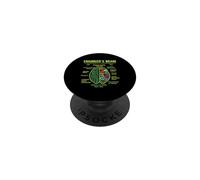 Funny Engineering Games Process Engineer's Brain PopSockets PopGrip Adhesivo