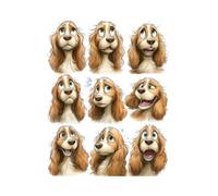 Funny English Cocker Spaniel dog: Work Notebook, Funny Office Gift for Women, Coworker, Boss, Secret Santa Gag Gift (Blank Lined Journal)