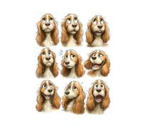 Funny English Cocker Spaniel dog: Work Notebook, Funny Office Gift for Women, Coworker, Boss, Secret Santa Gag Gift (Blank Lined Journal)