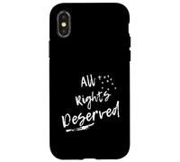 Funny Equality Human Rights Graphic Quote Empowerment Carcasa para iPhone X/XS