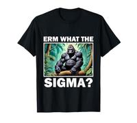 Funny Erm What The Sigma? Ironic Meme Brainrot Quote Camiseta