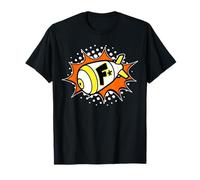 Funny F-Bomb! Retro Acción Palabra Cómic Libro De Dibujos Animados Pop Art Camiseta