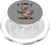Funny F Caw F Grumpy Duck - Regalo de Humor sarcástico PopSockets PopGrip para MagSafe