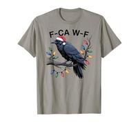 Funny F Caw F Raven Christmas Craw Fun Camiseta