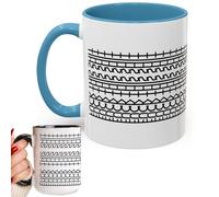 Funny F*ck This Shit Hidden Message Cup, F*ck This Shit Hidden Message Coffee Mug, Divertidas Tazas de Café Divertidas Regalo para Colegas, Trabajo, Bestia, Divertidos Regalos de Oficina (Azul)