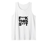 Funny F-k This S-t Sarcástico Adulto Humor Cita Camiseta sin Mangas