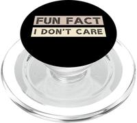 Funny Fact I Don't Care, Divertido Dicho sarcástico Actitud PopSockets PopGrip para MagSafe